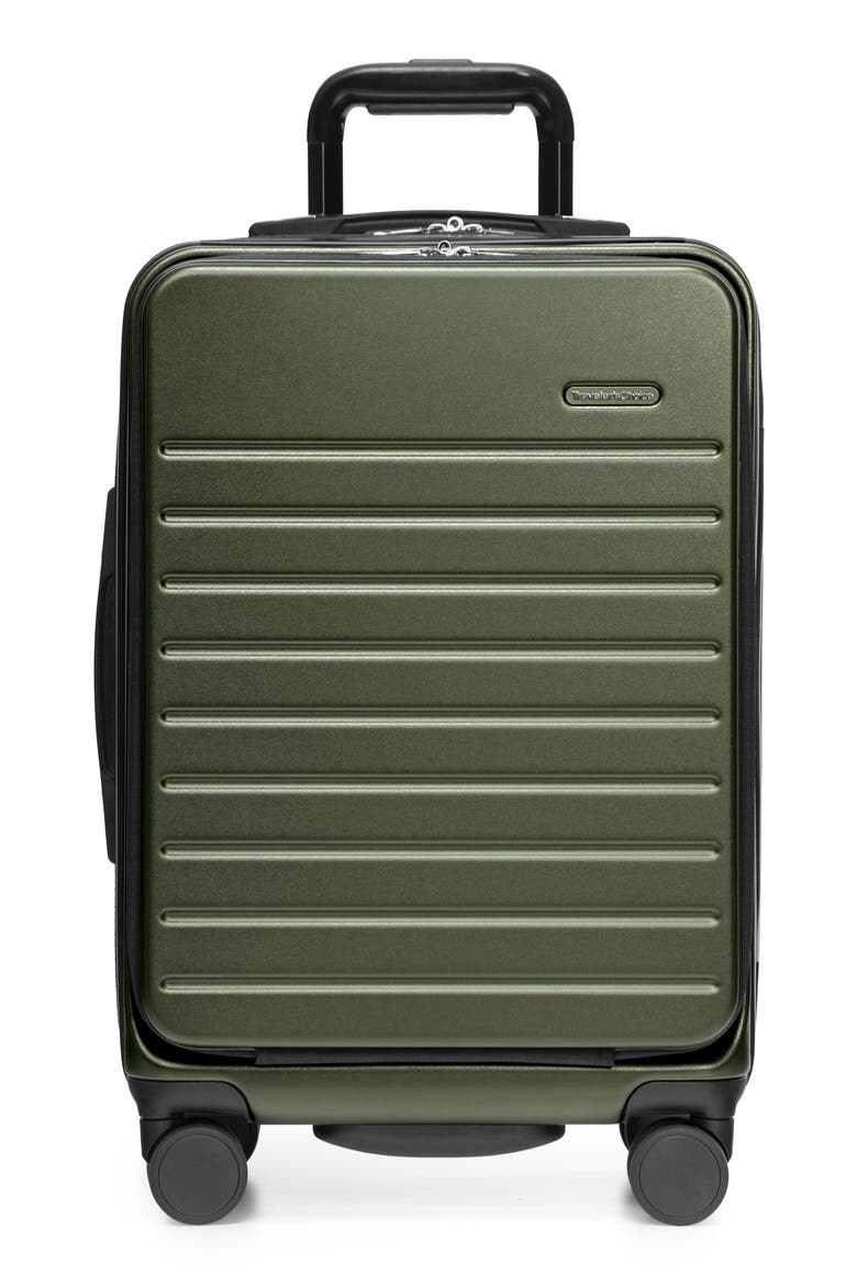 Mykel 22-Inch Carry-On Hardside Spinner Luggage, Main, color, GREEN