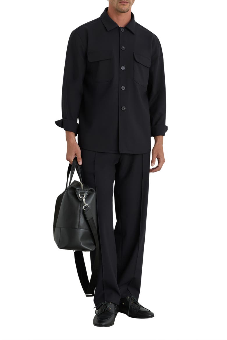 Peshi Shirt Jacket, Alternate, color, NAVY