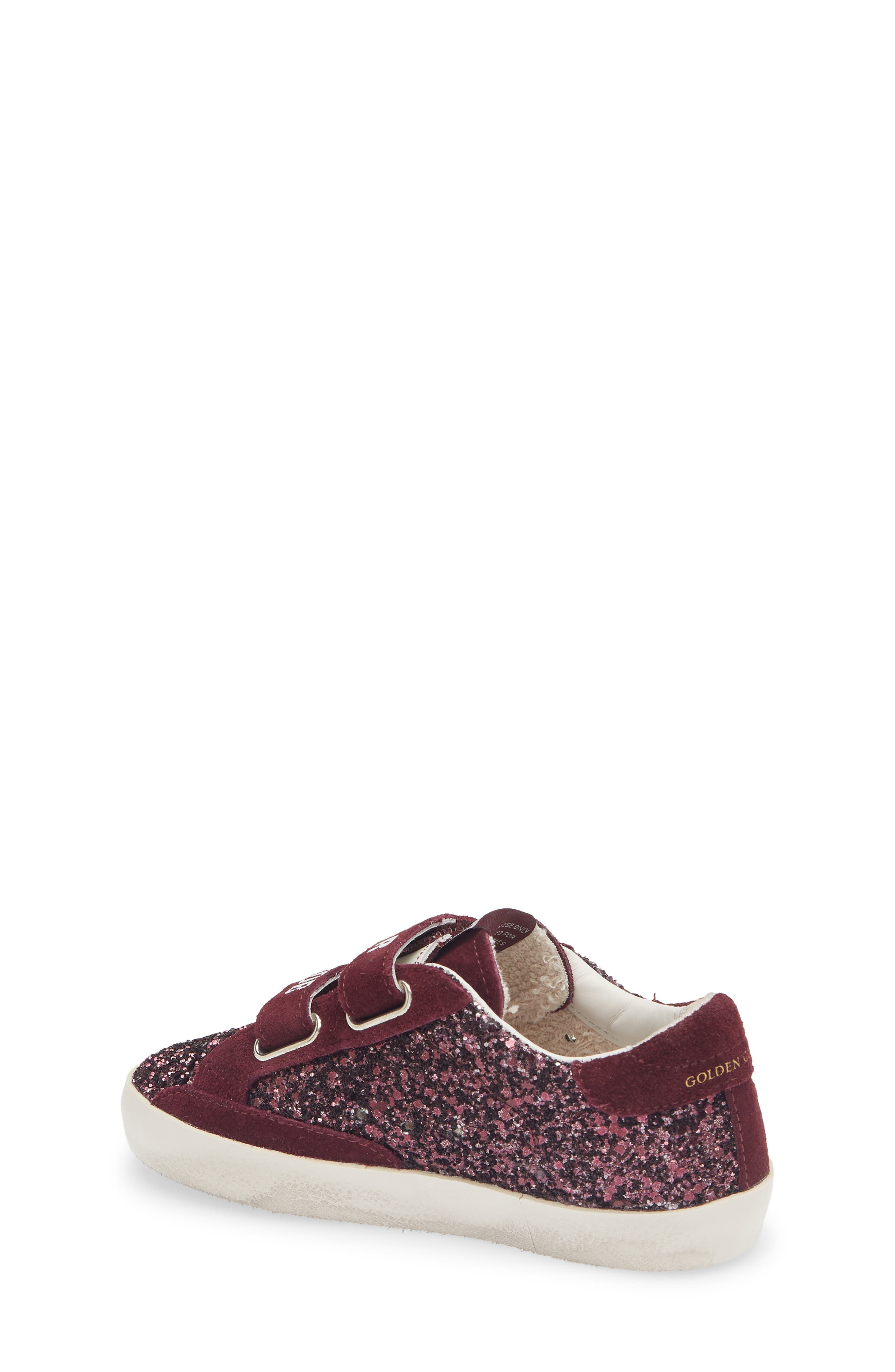 Golden Goose Kids' Old School Low Top Sneaker, Alternate, color, Bordeaux