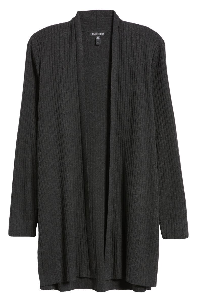 Eileen Fisher Organic Cotton Blend Longline Cardigan, Alternate, color, 