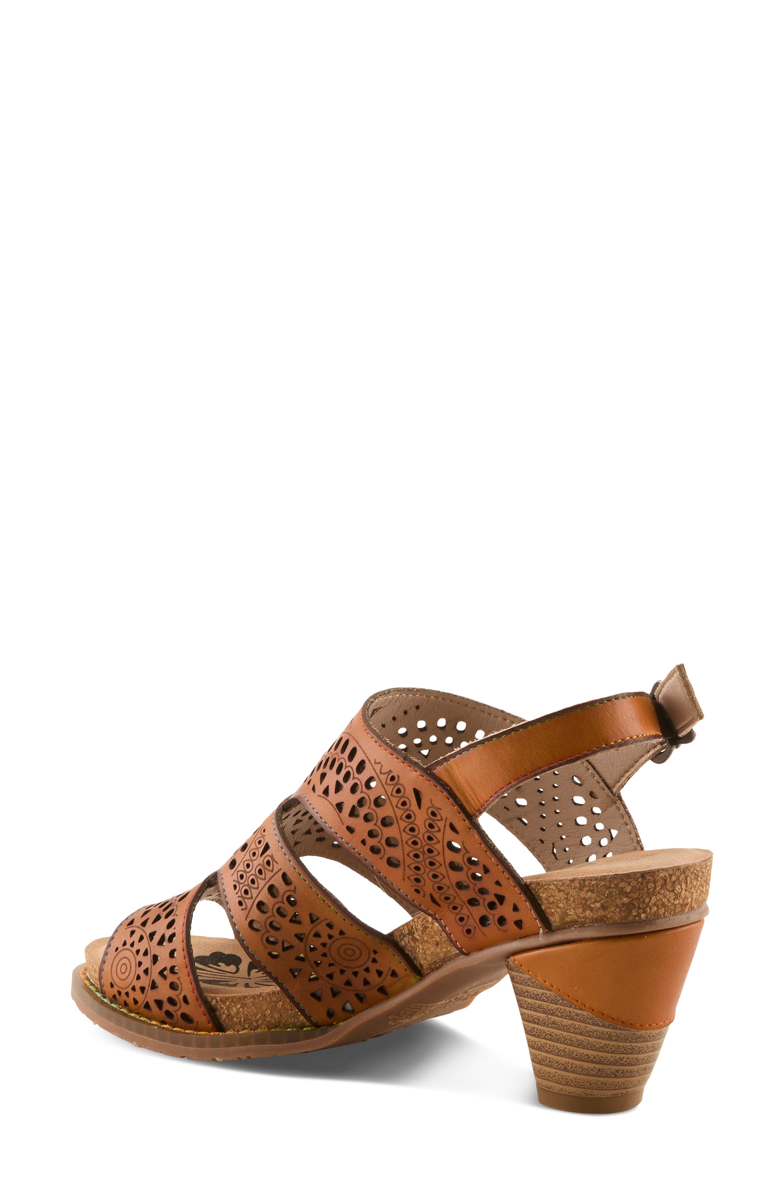 L'Artiste by Spring Step Perfdfection Cutout Sandal, Alternate, color, Camel
