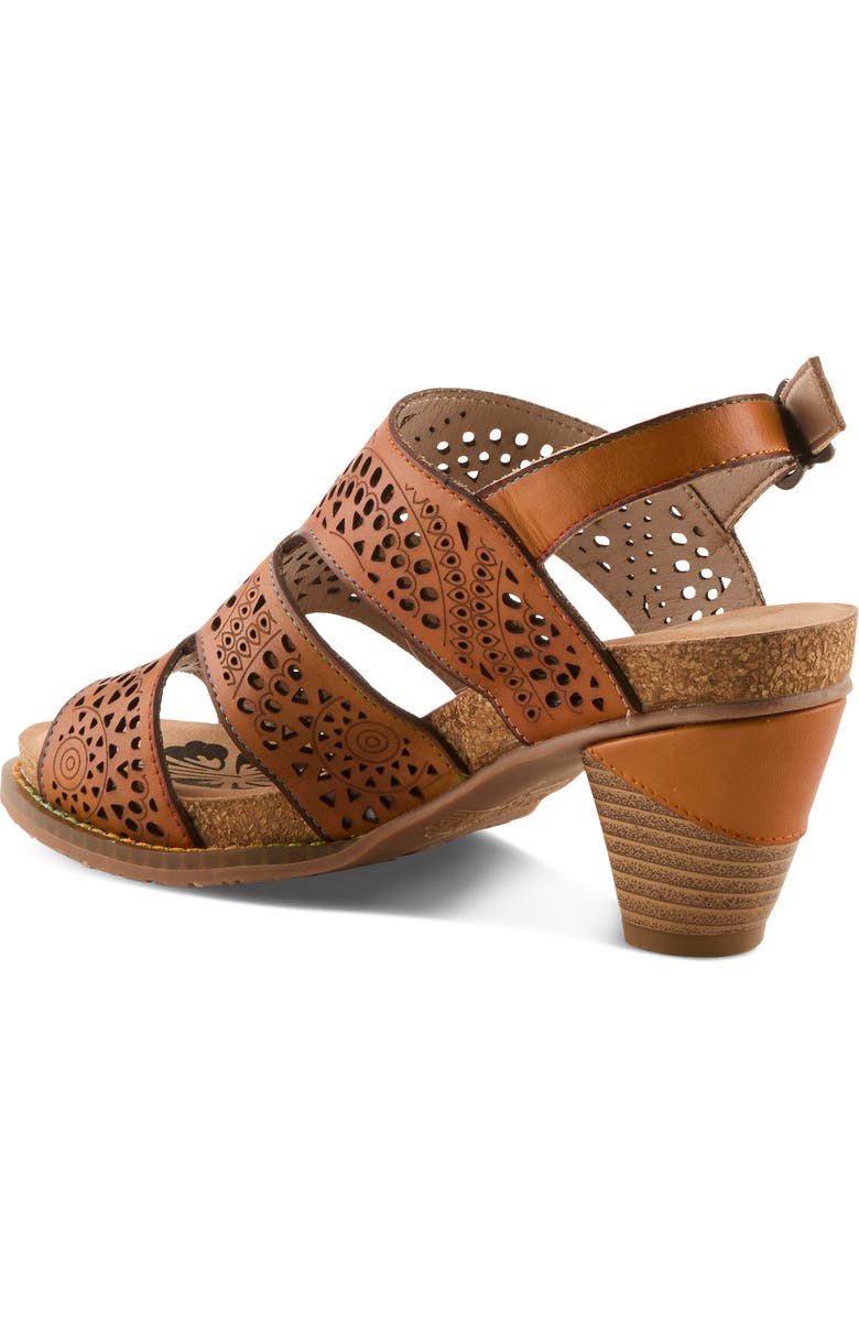 L'Artiste by Spring Step Perfdfection Cutout Sandal, Alternate, color, Camel