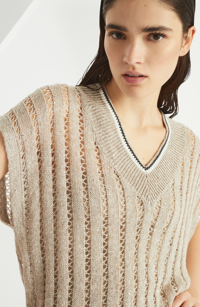 Brunello Cucinelli Dazzling T-shirt, Alternate, color, 