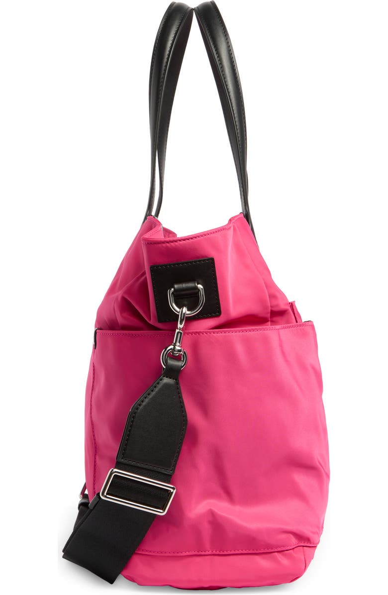 Marc Jacobs Preppy Nylon Baby Bag, Alternate, color, Hot Pink