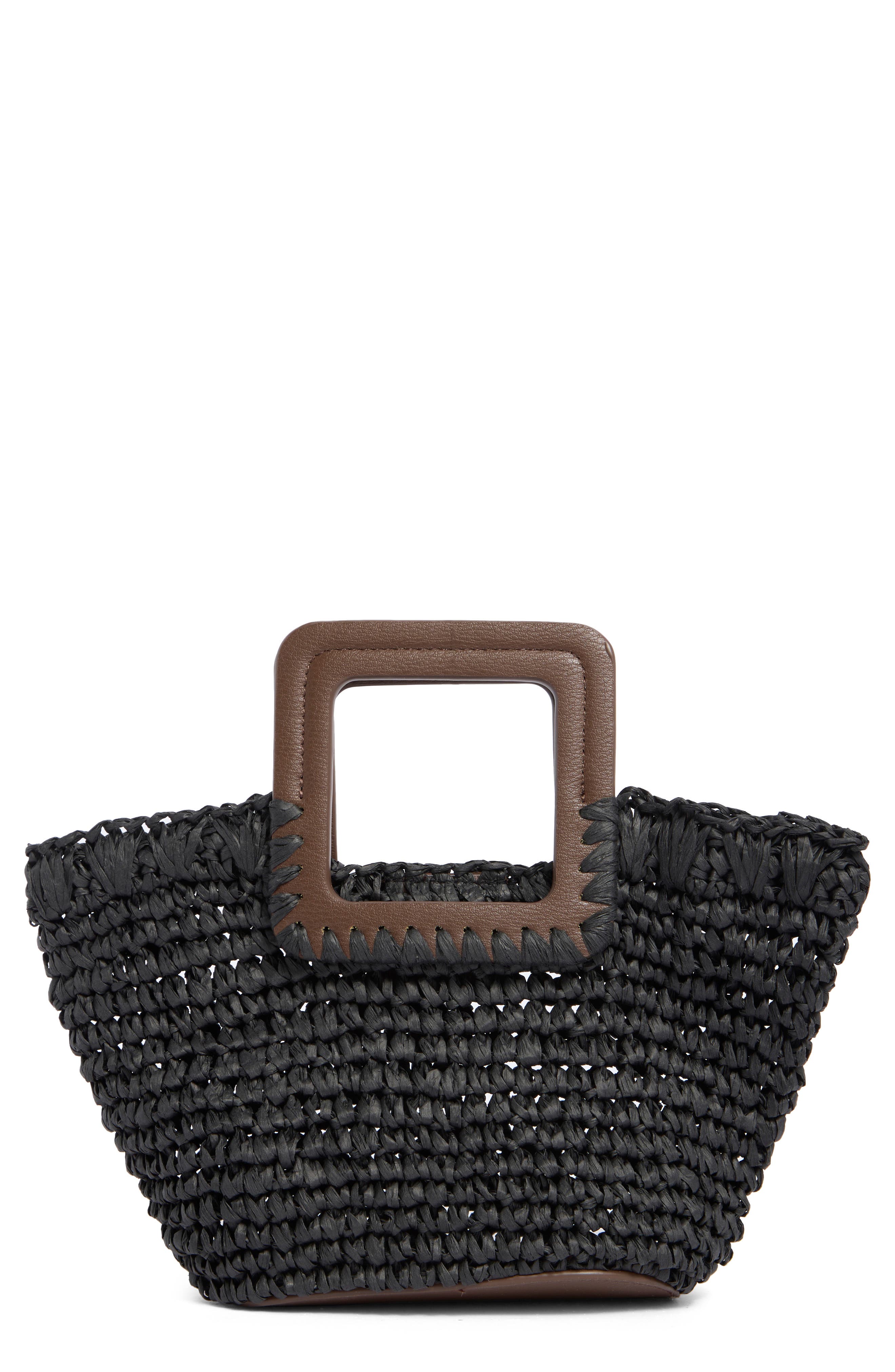 Collection XIIX Straw Top Handle Bag