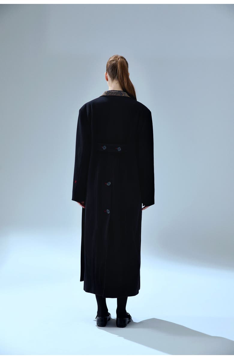 PCFG Wool & Cashmere Blend Your *Itch Oversized Long Overcoat, Alternate, color, Black