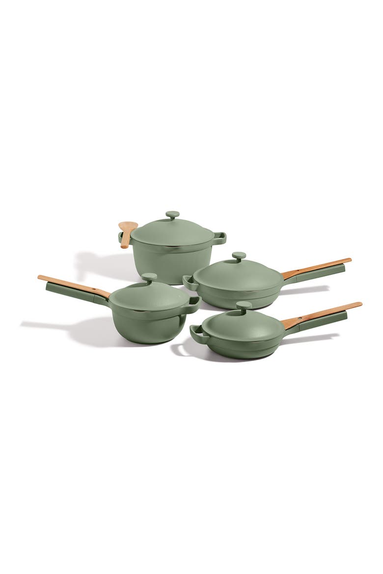 4-Piece Cookware Set, Main, color, SAGE