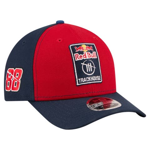 Men's New Era  Red/Navy Connor Zilisch Trackhouse Driver Number Side Patch 9FORTY M-Crown Adjustable Hat