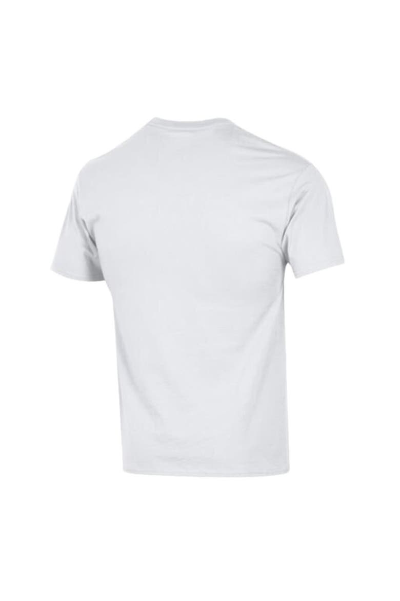Men's Champion White Miami Dolphins Arch Over Logo T-Shirt, Alternate, color, White