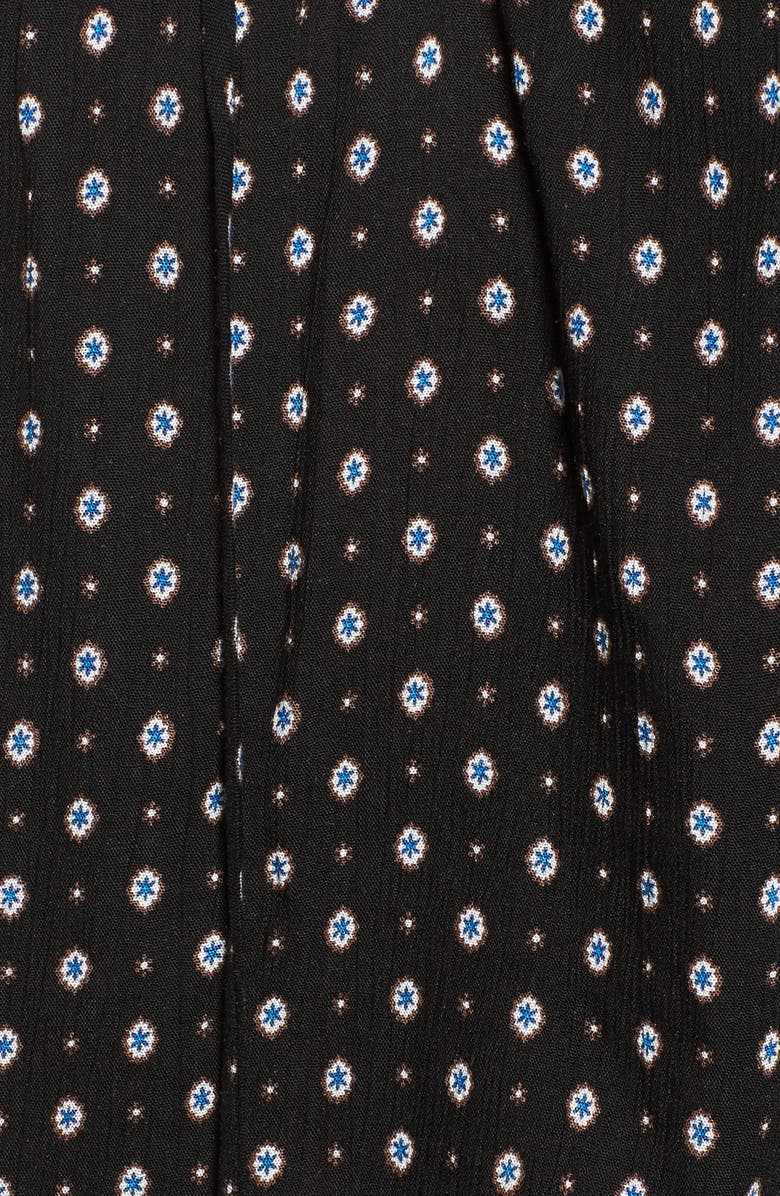 Caslon<sup>®</sup> Floral Print High/Low Peasant Blouse, Alternate, color, 