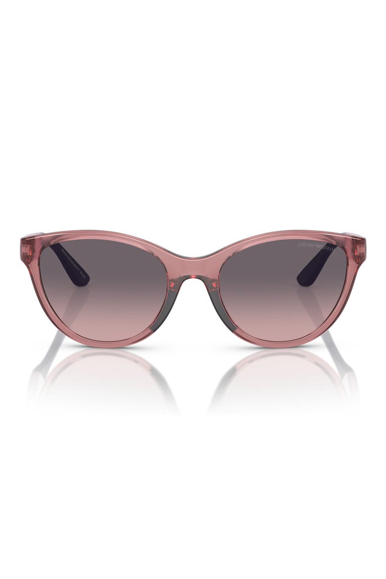 Kids' 48mm Cat Eye Sunglasses, Main, color, LILLAC / PINK GRADIENT GREY