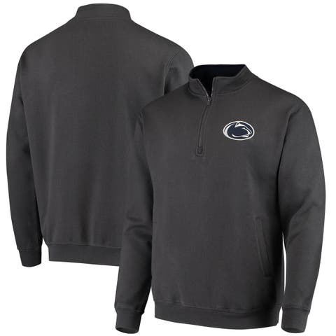 Men's Colosseum Charcoal Penn State Nittany Lions Tortugas Logo Quarter-Zip Jacket