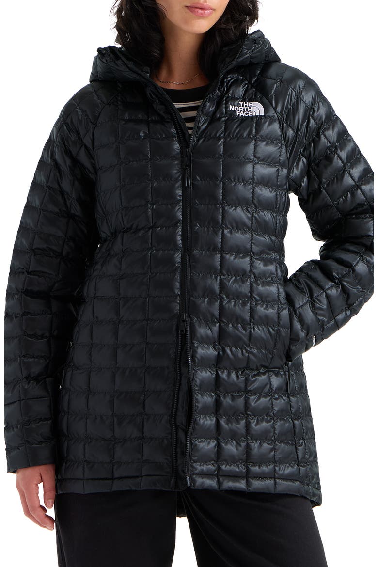 Thermoball Quilted Hooded Parka, Main, color, TNF BLACK/ TNF BLACK