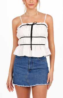 Petal & Pup Jenni Shirred Peplum Camisole