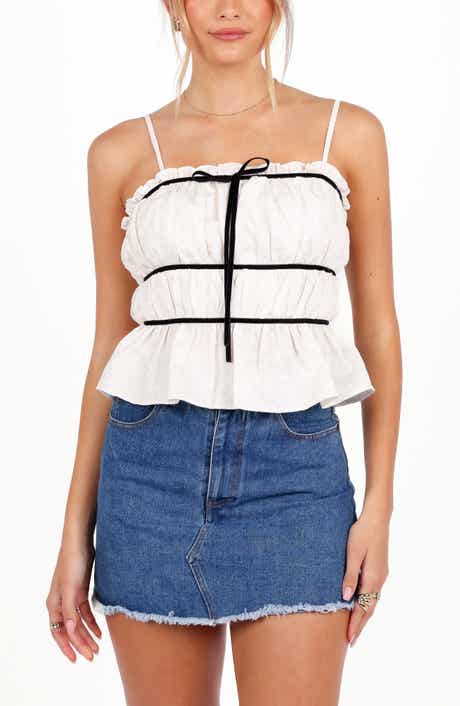 Petal & Pup Jenni Shirred Peplum Camisole