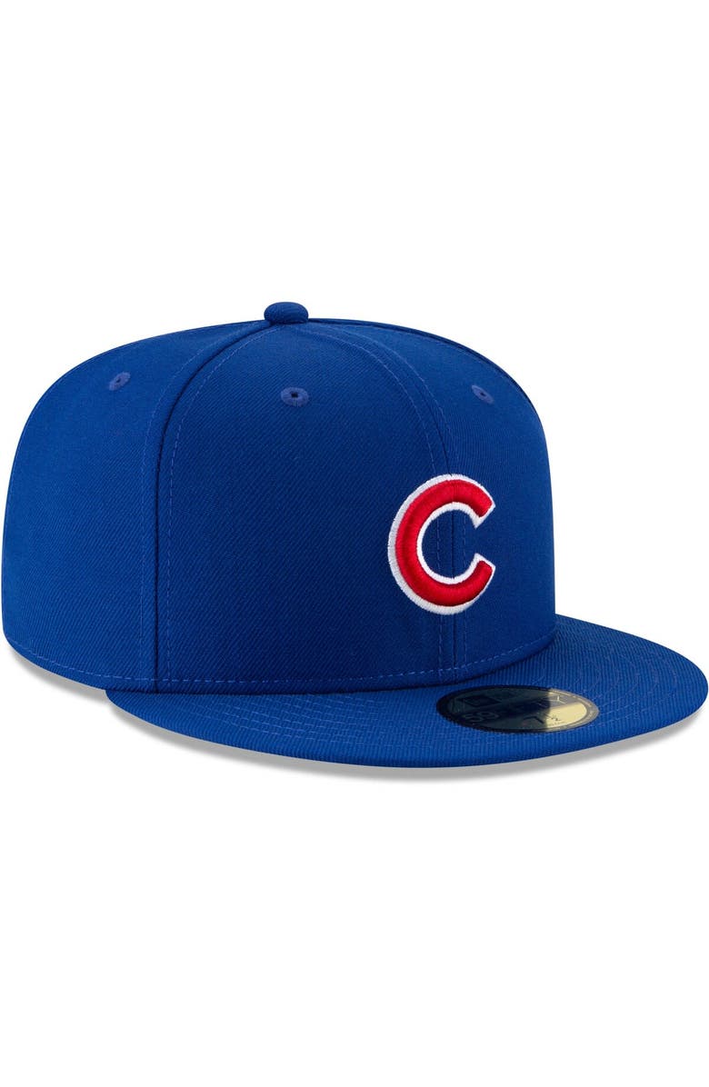New Era Men's New Era Royal Chicago Cubs 2016 World Series Wool 59FIFTY Fitted Hat, Alternate, color, 