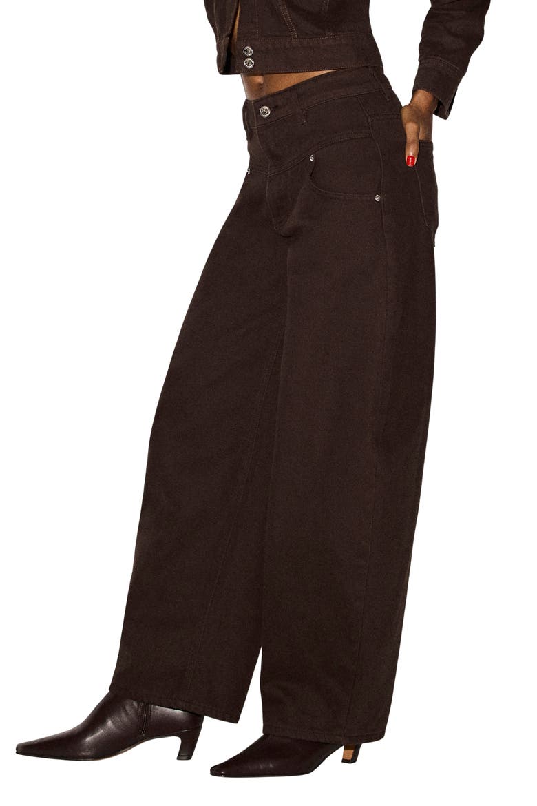 The Tribeca High Waist Balloon Leg Jeans, Alternate, color, ESPRESSO