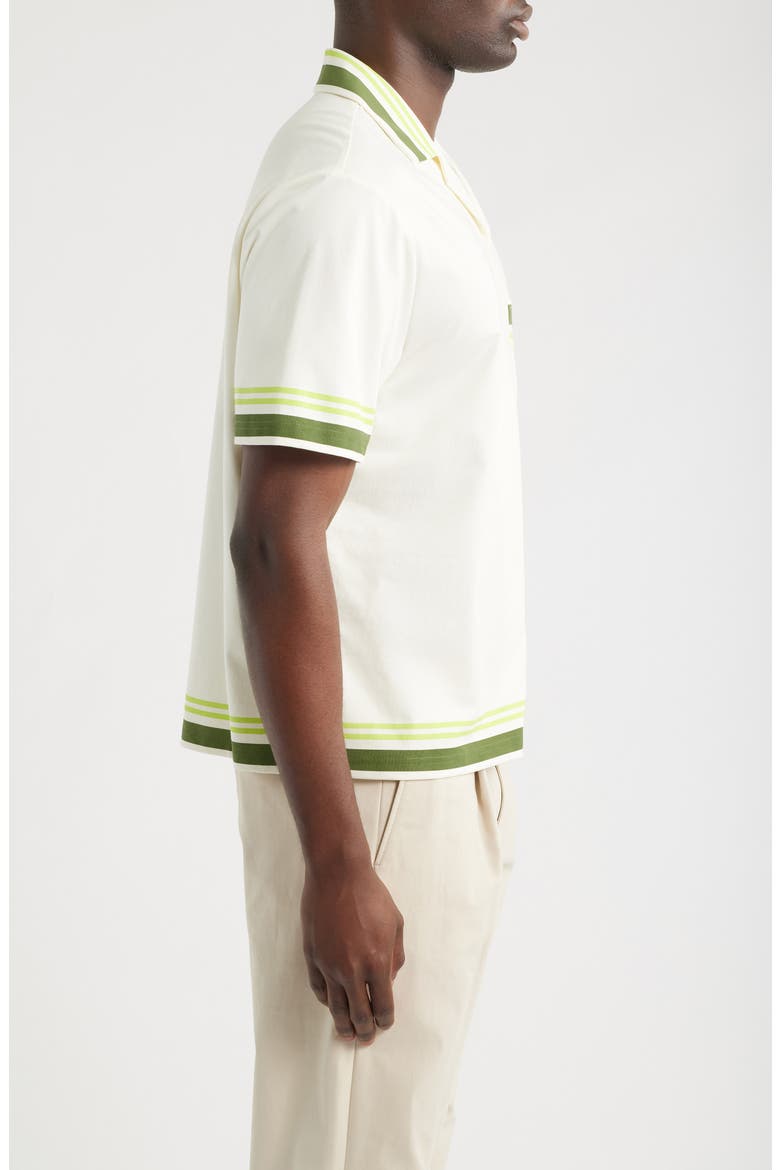 Ventura Popover Camp Shirt, Alternate, color, CREAM
