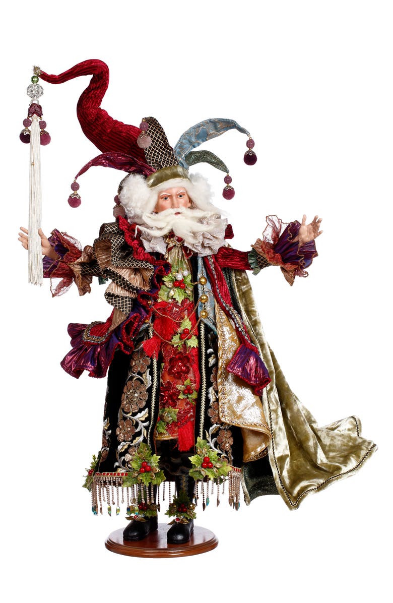Mark Roberts Santa Noel, Main, color, Burgundy