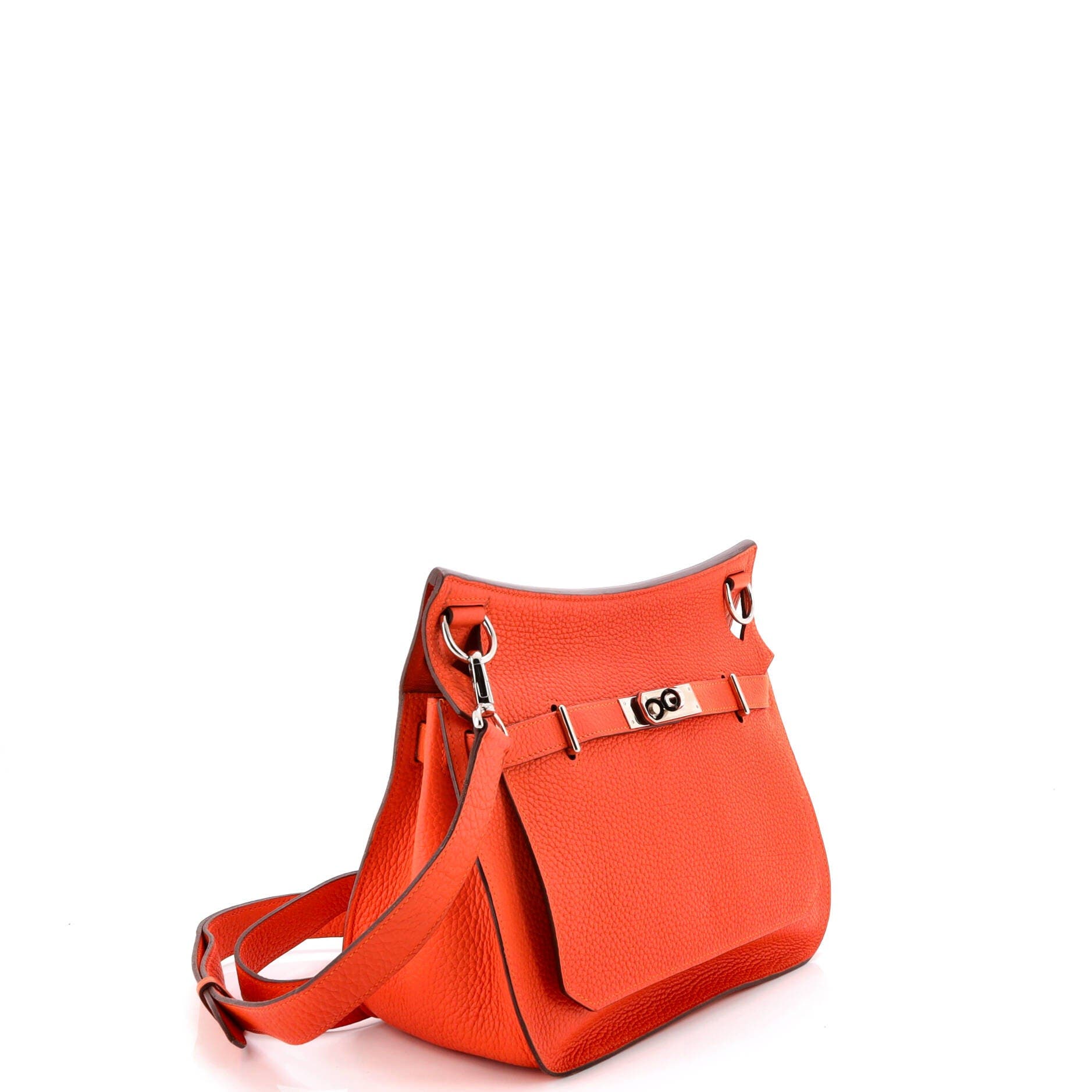 Pre-Owned Hermes Jypsiere Bag Clemence 28, Alternate, color, Feu