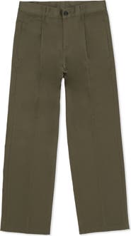 Fortela Cotton Gabardine Trousers with Pleats