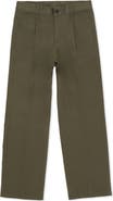 Fortela Cotton Gabardine Trousers with Pleats