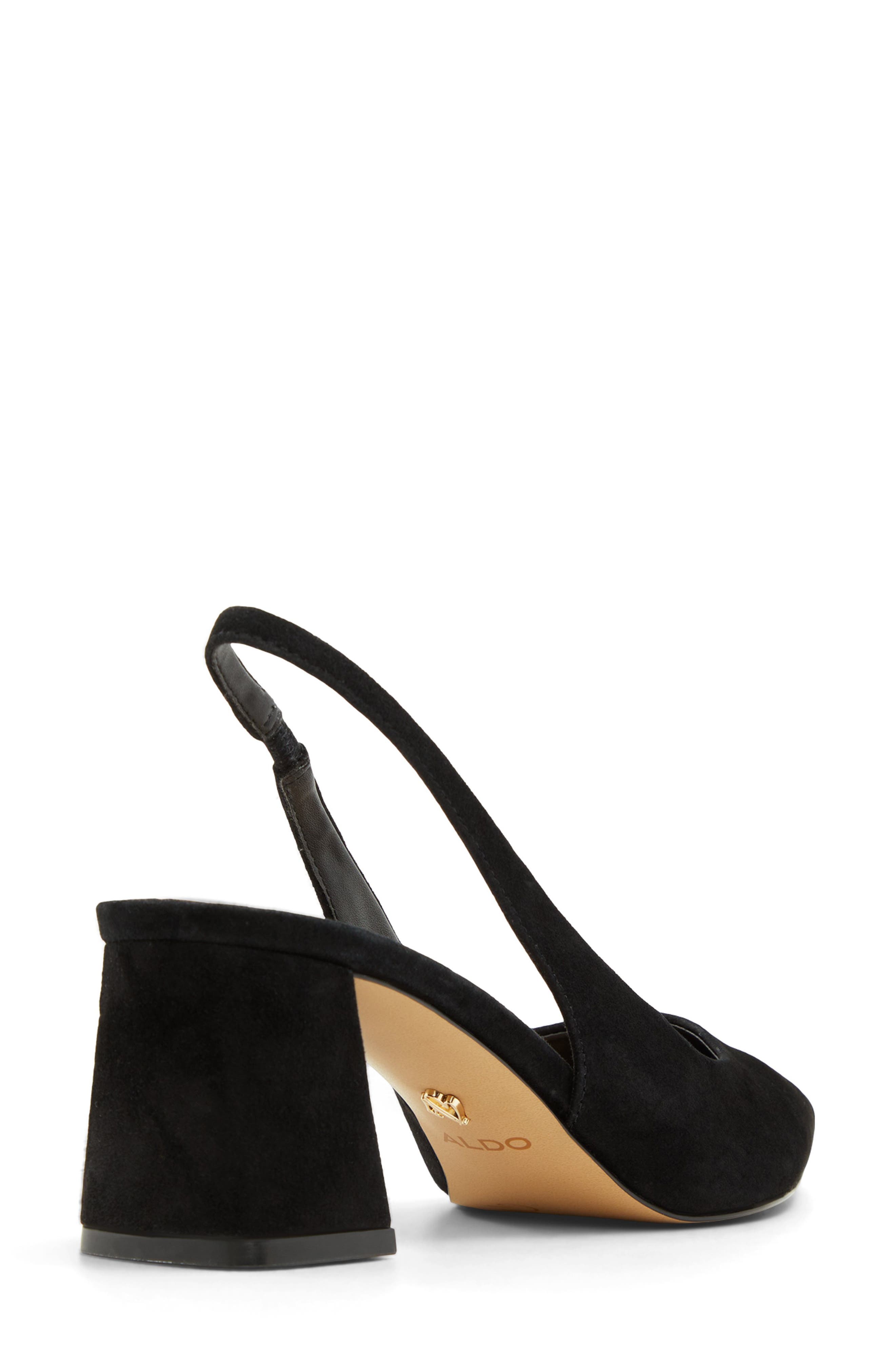ALDO Uliana Slingback Pointed Toe Pump, Alternate, color, Black
