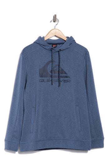 Quiksilver Gridliner Pullover Hoodie In Blue