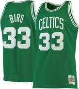 Mitchell & Ness Men's Mitchell & Ness Larry Bird Kelly Green Boston Celtics Hardwood Classics Swingman Jersey