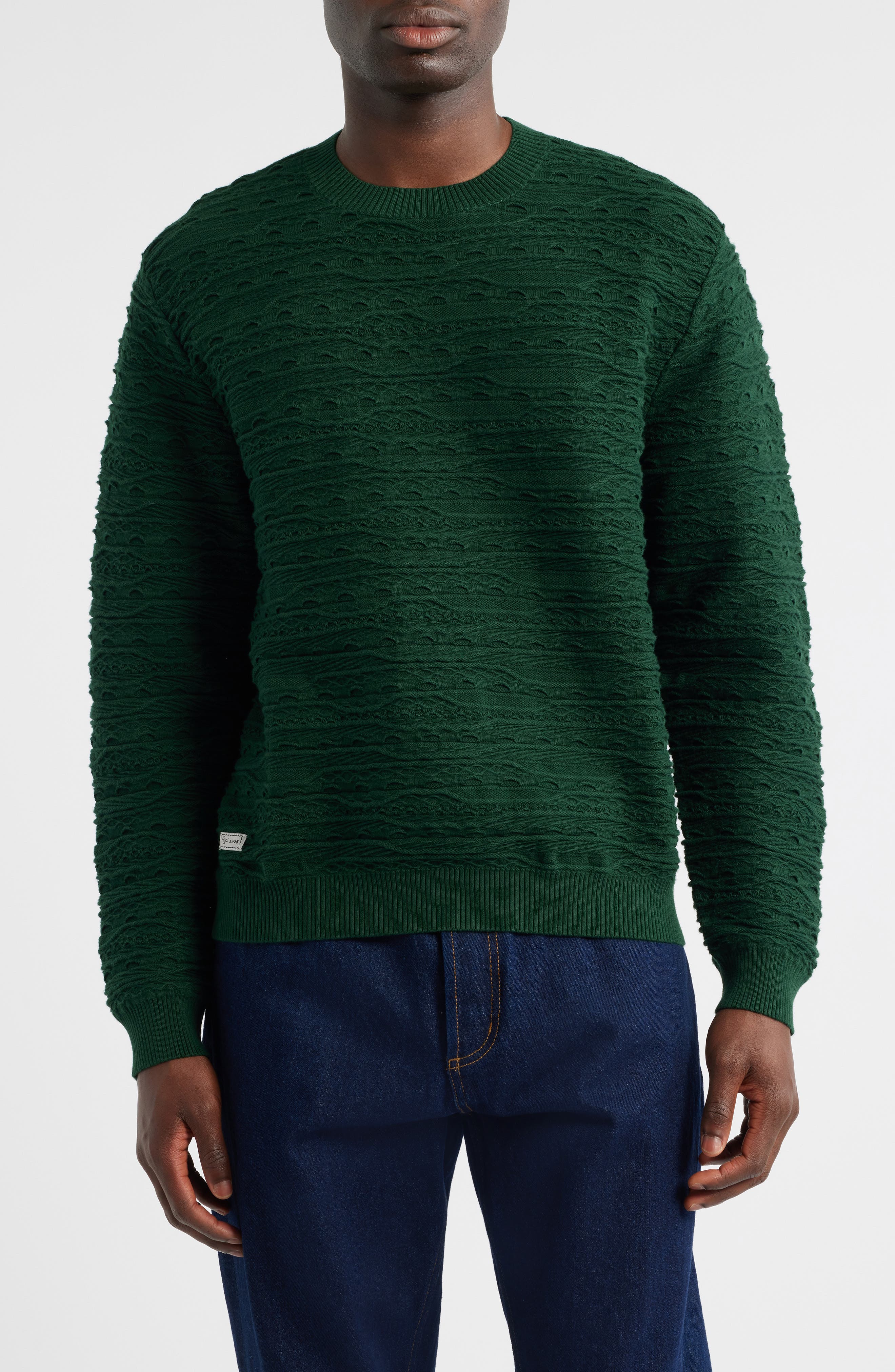 Percival Tales Textured Organic Cotton Sweater