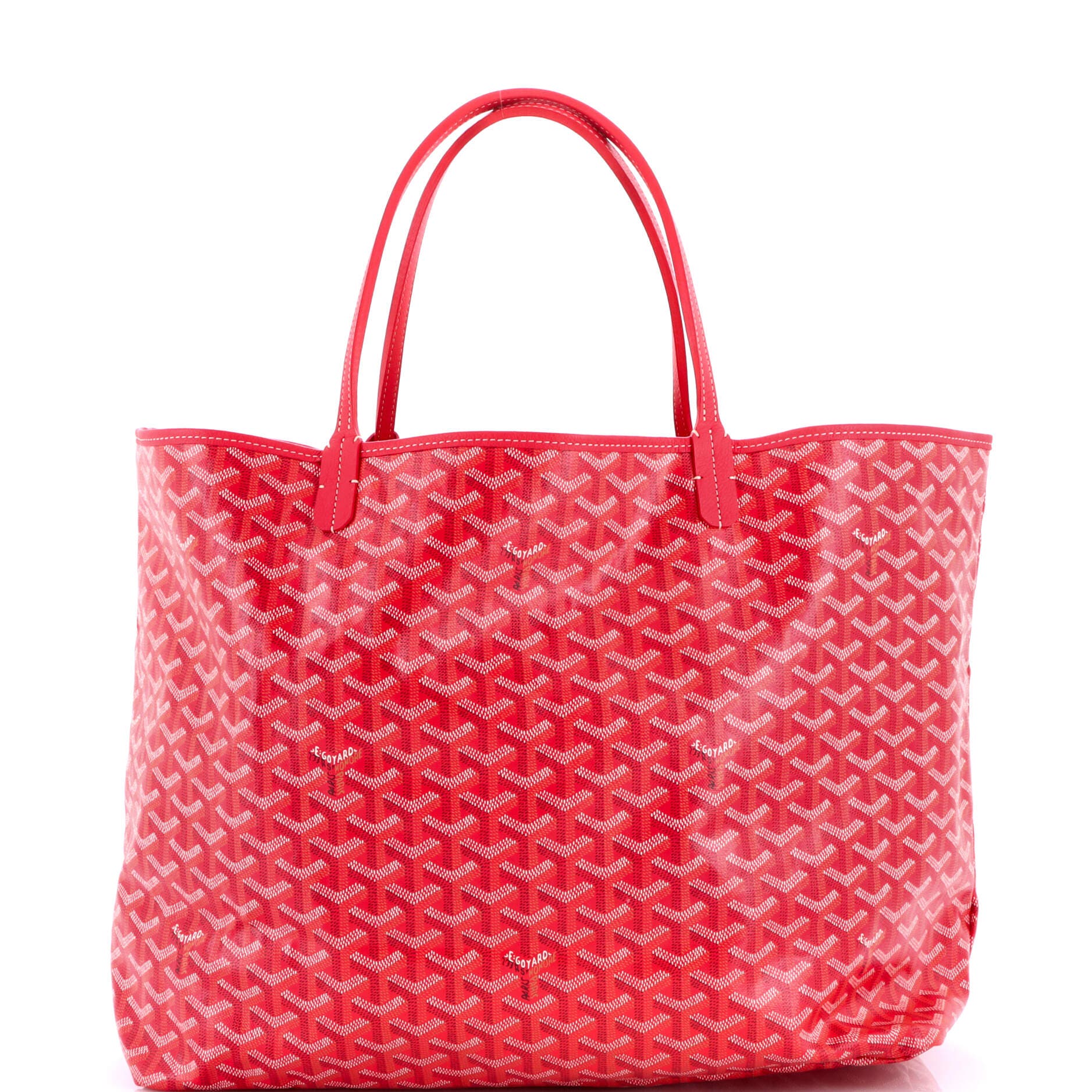 Saint Louis Reversible Tote Coated Canvas and Printed Canvas GM, Main, color, Pink