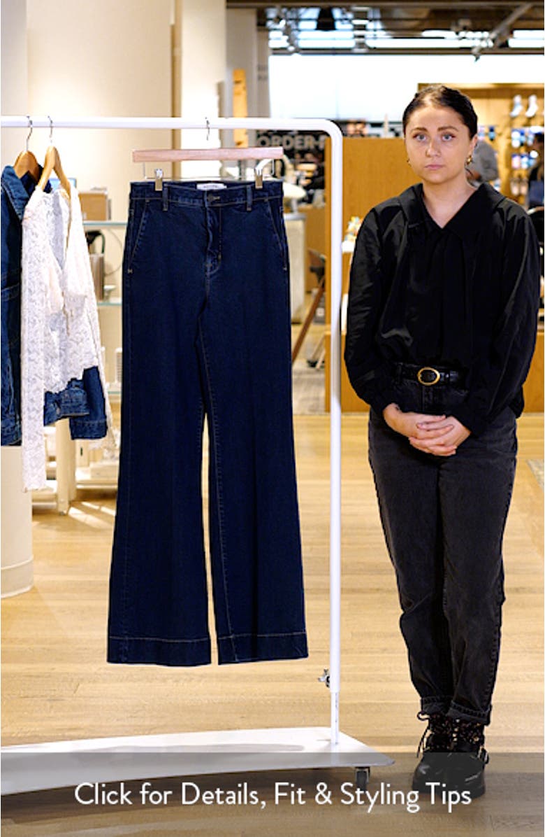 High Waist Flare Trouser Jeans, sales video thumbnail