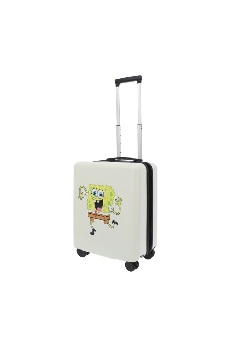 NICKELODEON SPONGEBOB 22.5"CARRY-ON LUGGAGE, Main, color, WHITE