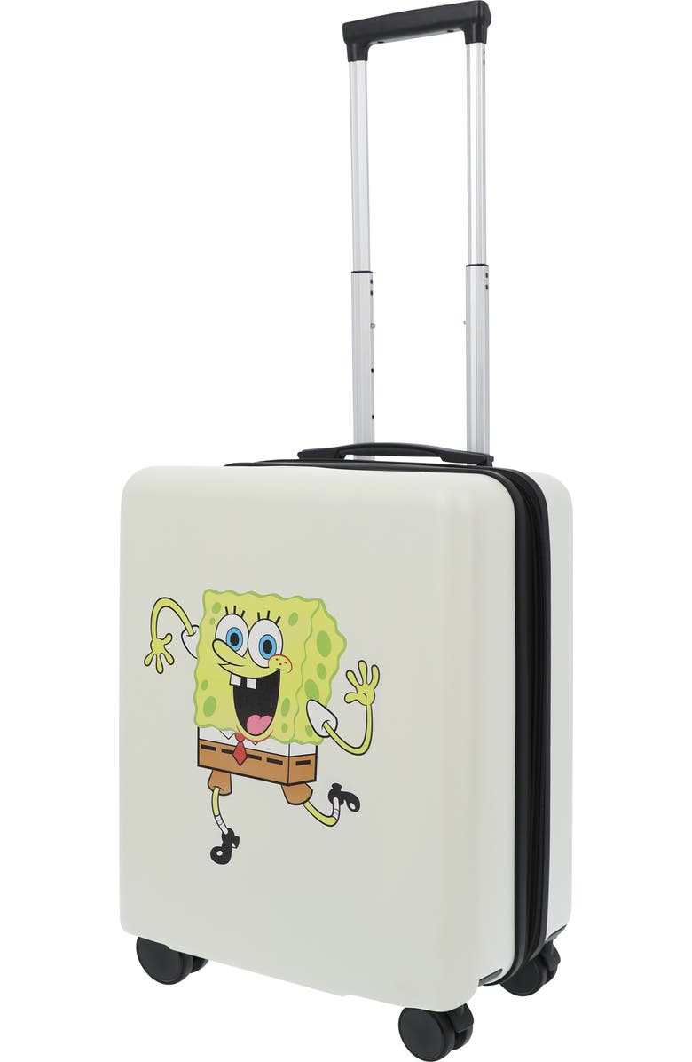 Ful NICKELODEON SPONGEBOB 22.5"CARRY-ON LUGGAGE, Main, color, White