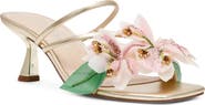 Betsey Johnson Wells Beaded Flower Sandal