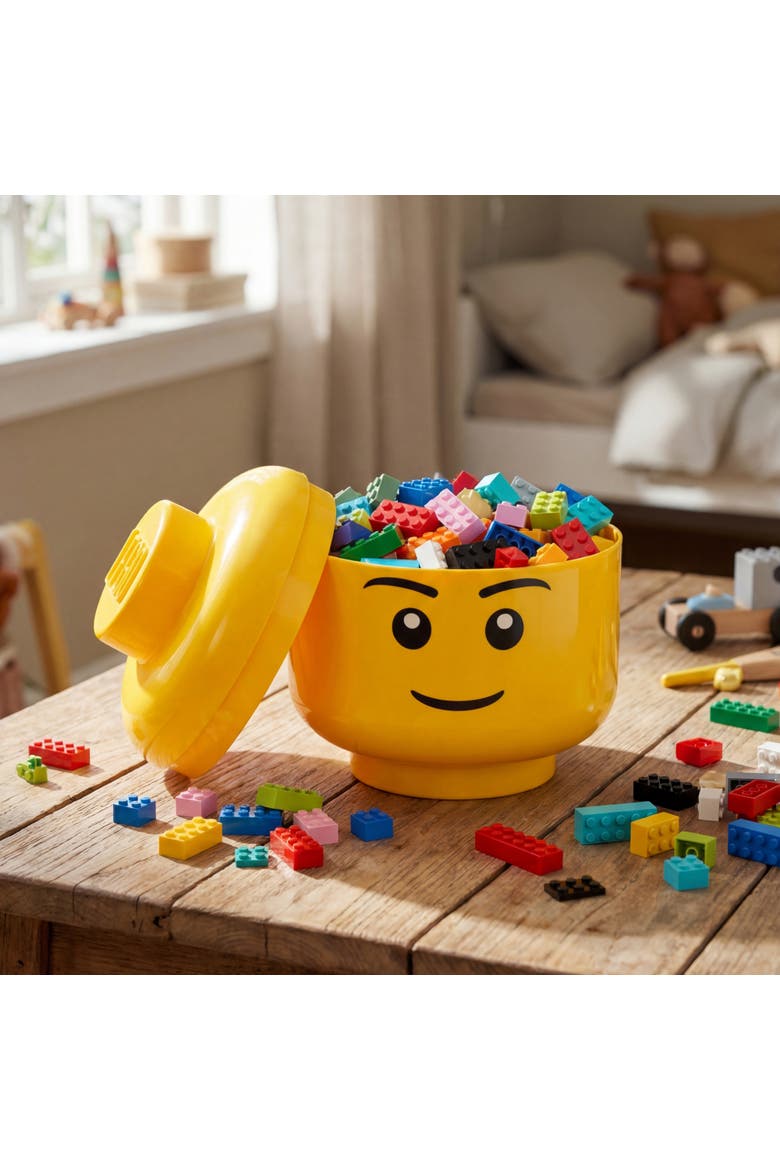 Storage Head Small Boy, Alternate, color, Multicolored