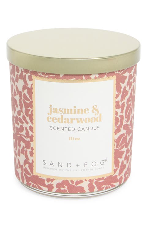 Jasmine & Cedarwood Scented Candle