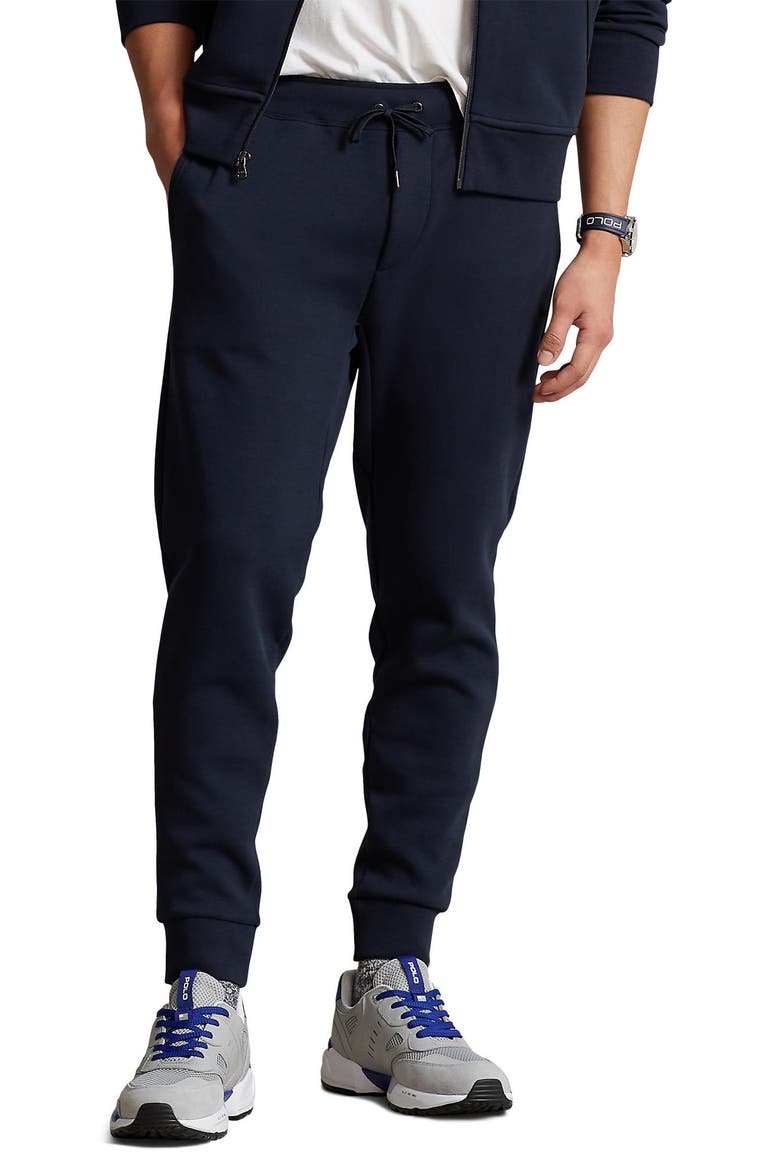 Double Knit Jogger Pants, Main, color, AVIATOR NAVY
