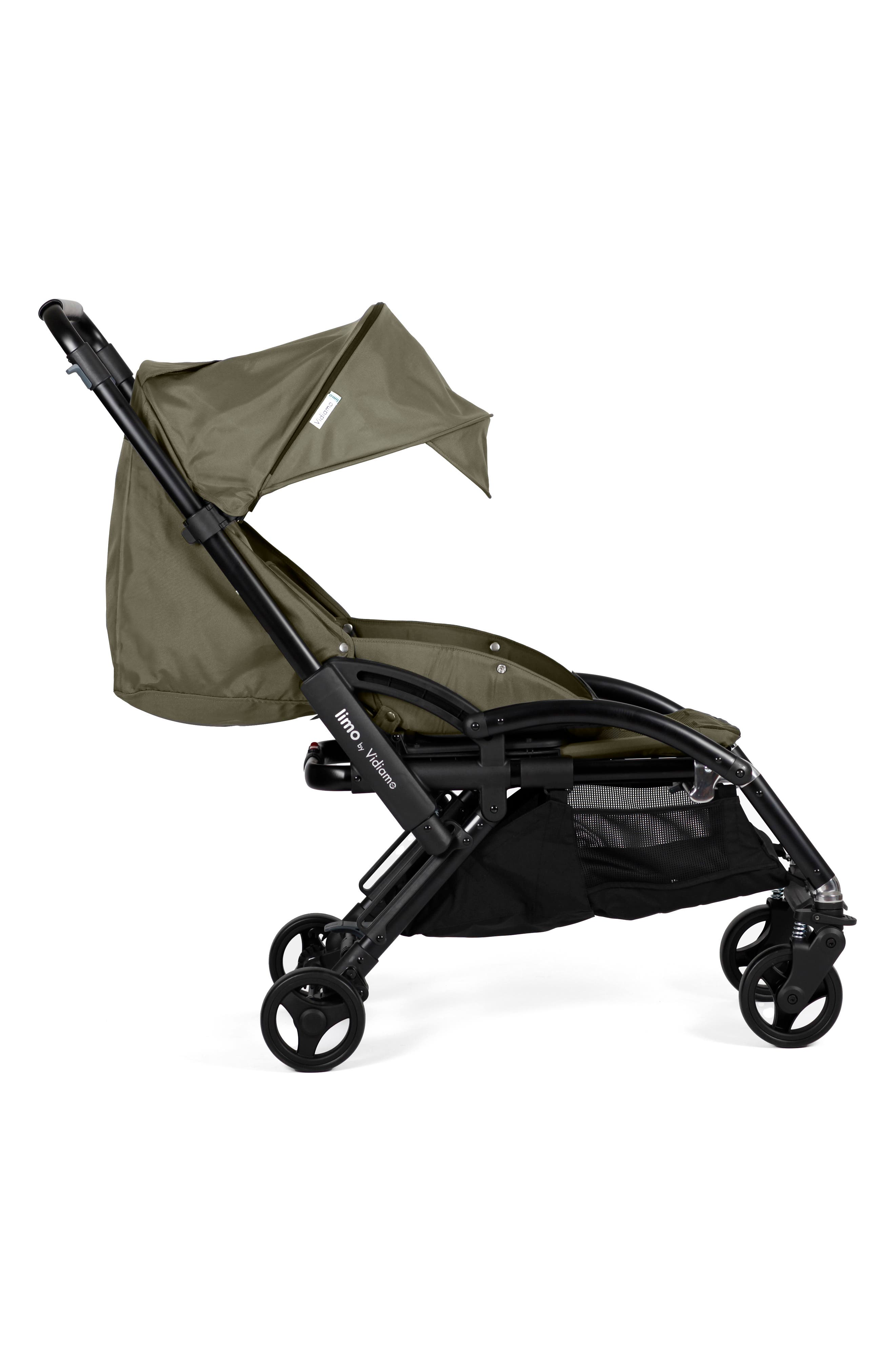 Vidiamo Limo Single to Double Stroller in Kaki Green 