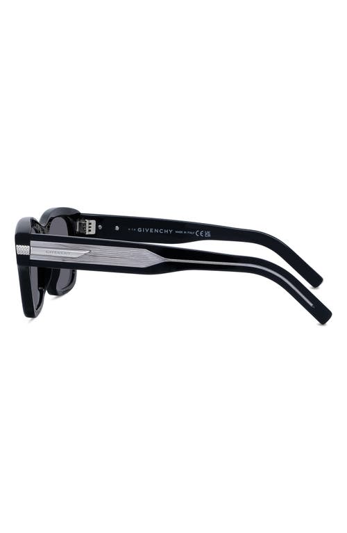 Givenchy Gv One 52mm Rectangular Sunglasses In Black