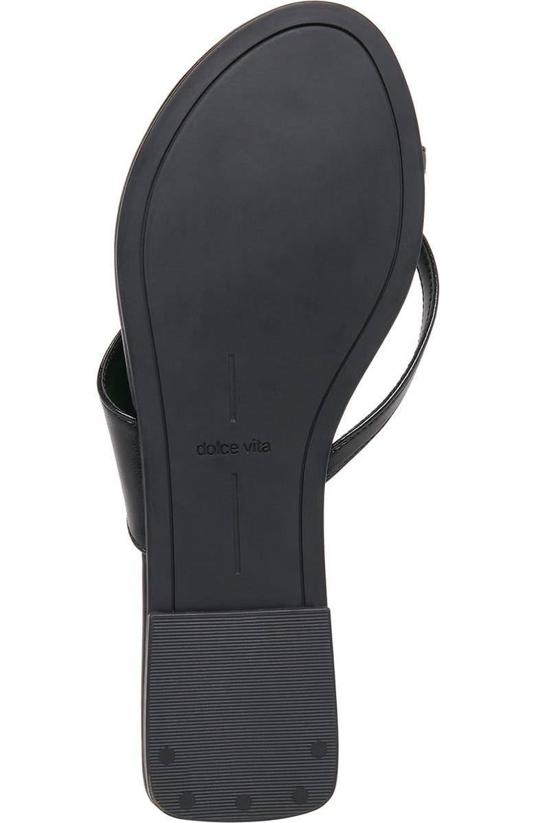 Dolce Vita Lenex Toe Loop Sandal, Alternate, color, Black Stella