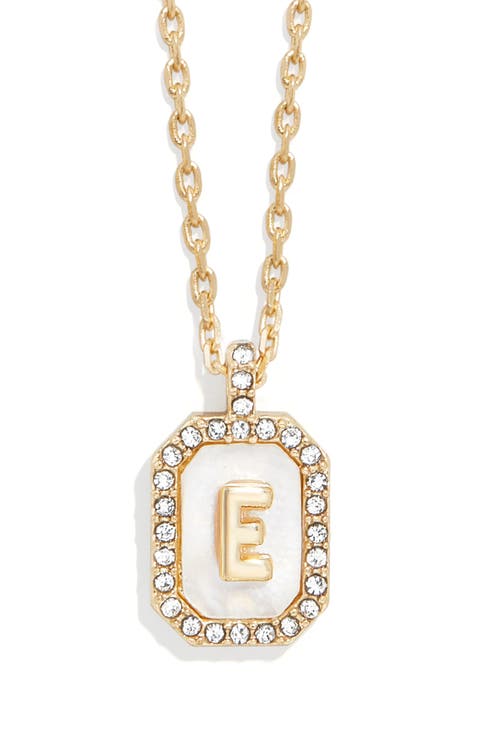 Initial Pendant Necklace