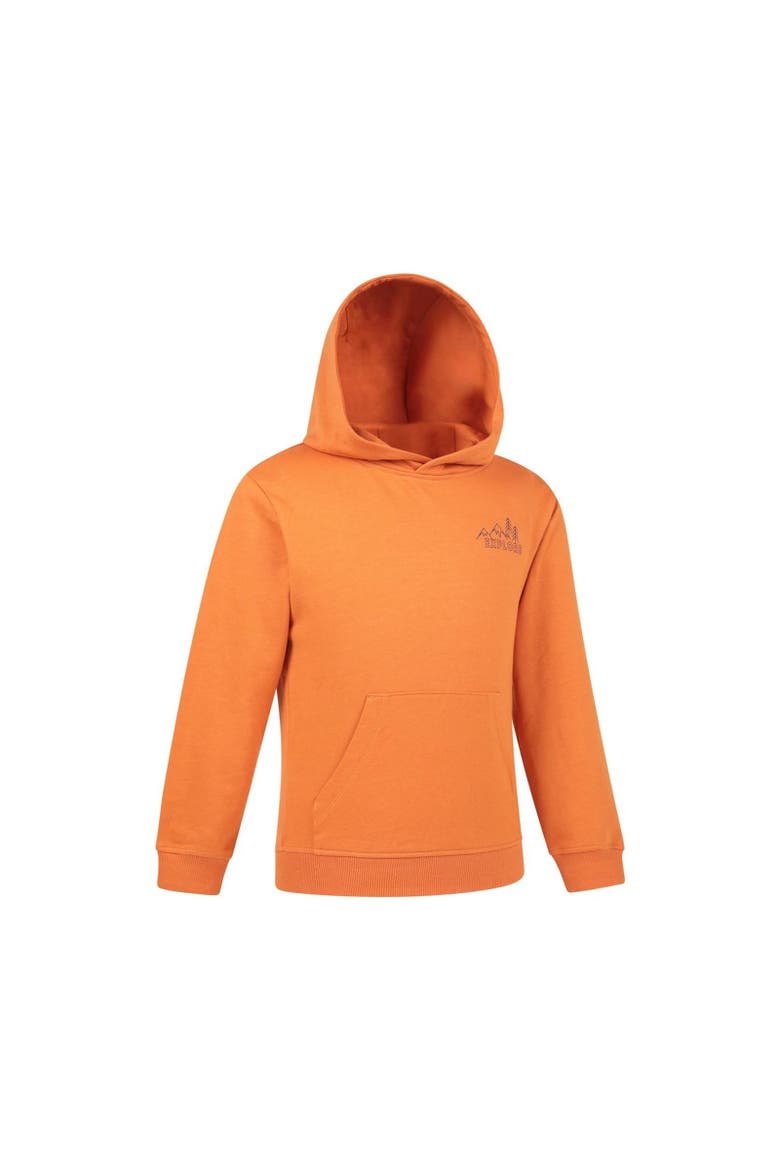 Childrens/Kids Explore Graphic Hoodie, Alternate, color, Orange
