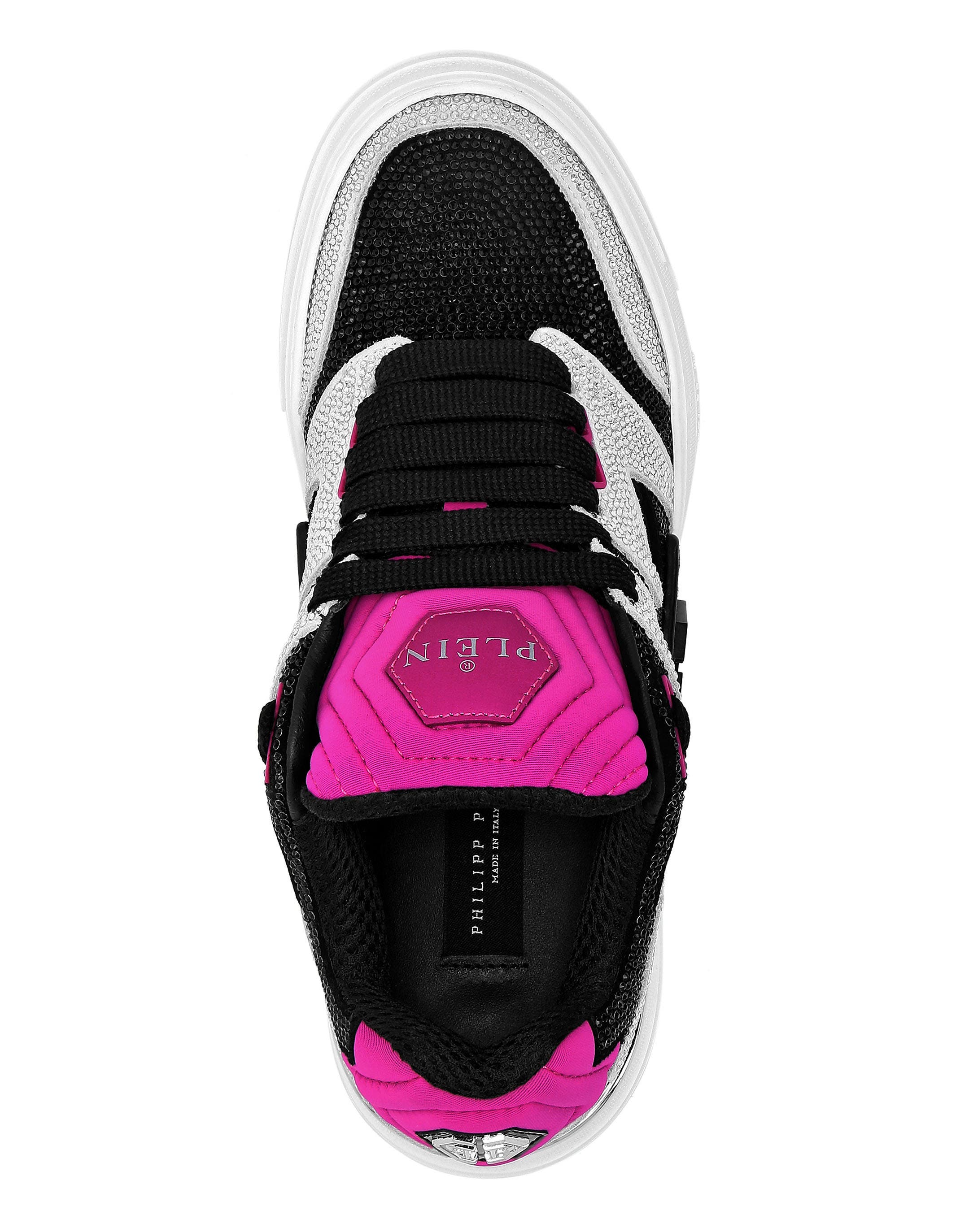 Lo-Top Crystal Sneakers Phantom $Treet Unisex, Alternate, color, crystal