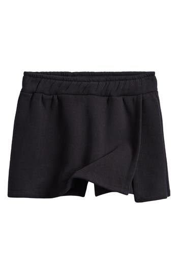 Vintage Havana Kids' Side Slit Skort In Black