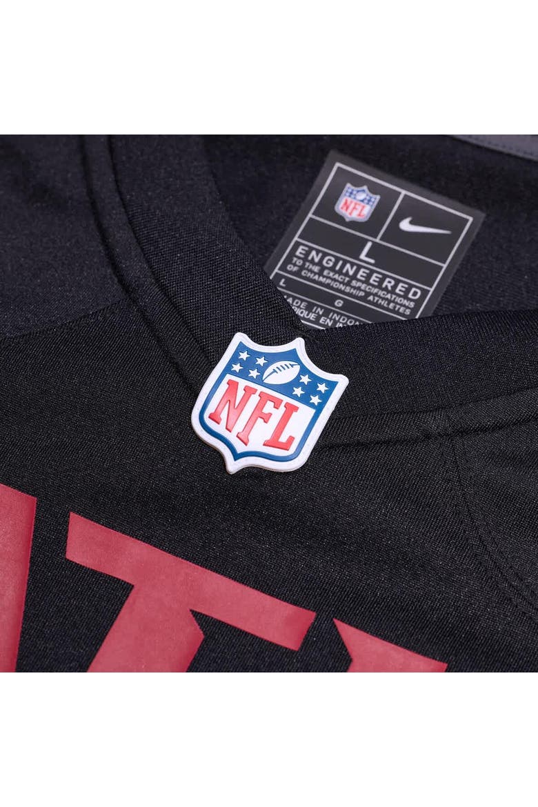 Men's Nike Bijan Robinson Black Atlanta Falcons  Game Jersey, Alternate, color, Black