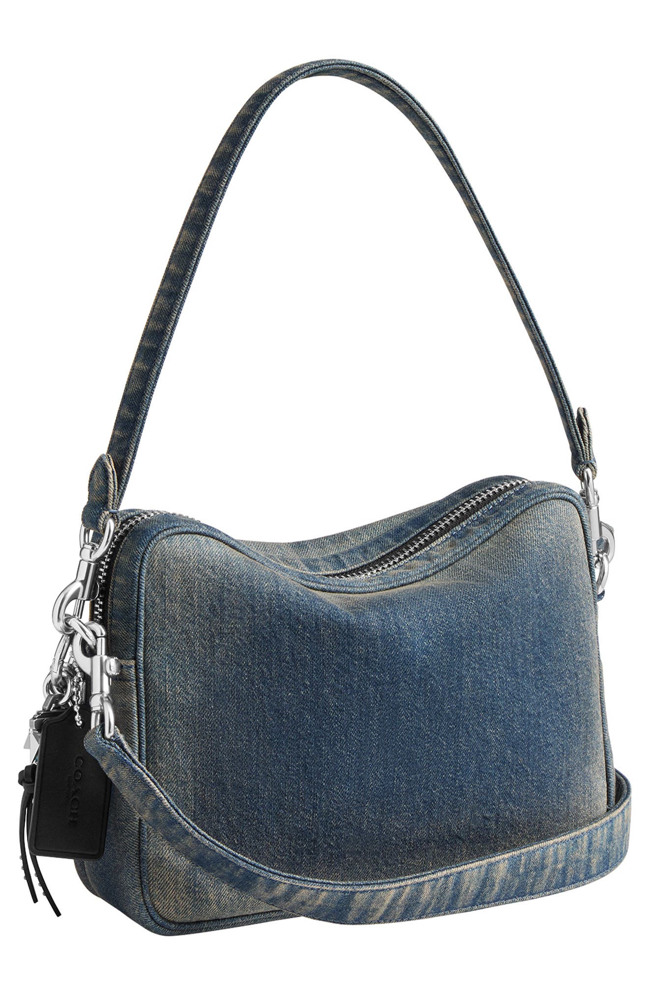 COACH Dakota Crossbody Bag in Cotton Denim, Alternate, color, 