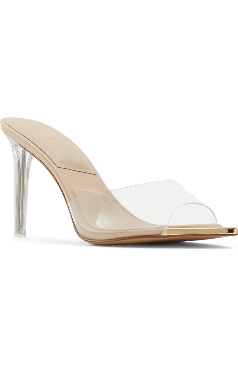 ALDO Annabrilden Pointed Toe Sandal, Main, color, Bone