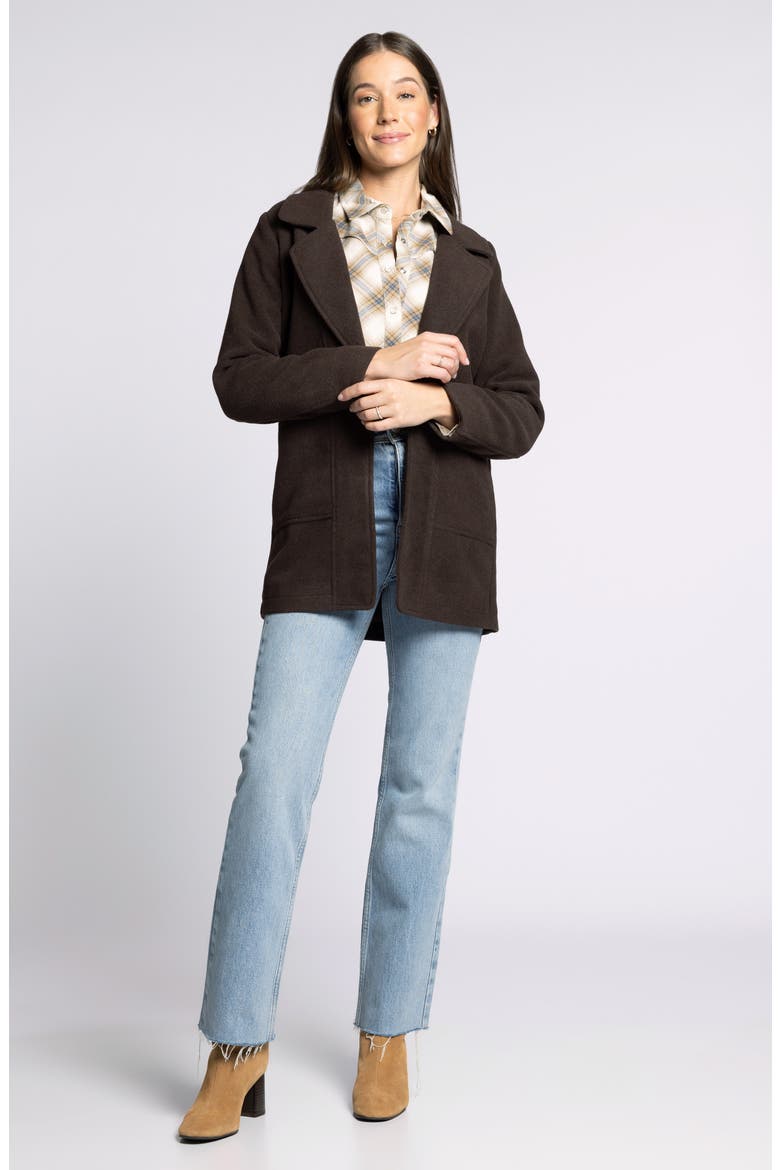 Willa Coat, Alternate, color, COFFEE BEAN