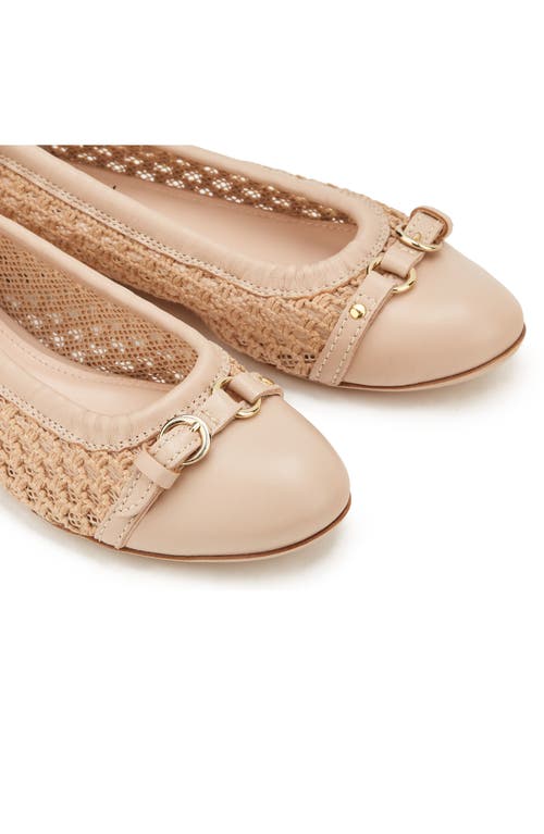 Agl Attilio Giusti Leombruni Monia Cap Toe Ballet Flat In Beige